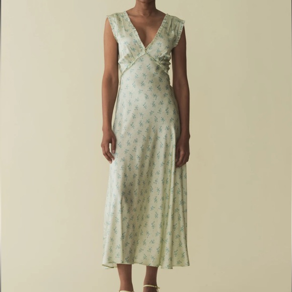ISO Doen Tahlia Dress in Verte Hillside Heather - Picture 2 of 3